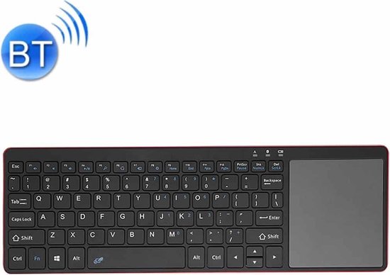 Sentimenteel schedel Premier B020 Ultradun 80 toetsen Bluetooth draadloos toetsenbord met touchpad  (zwart) | bol.com