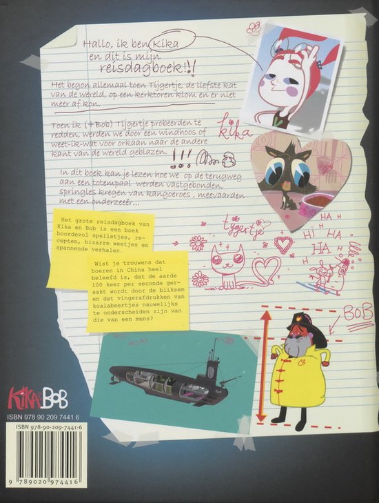 Het Grote Reisdagboek Van Kika En Bob