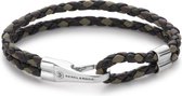 Rebel&Rose armband - Double Round Hook Trifold Camo M (19,5CM)