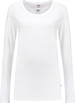 Tricorp T-shirt Lange Mouw Dames 101010 Wit - Maat XS