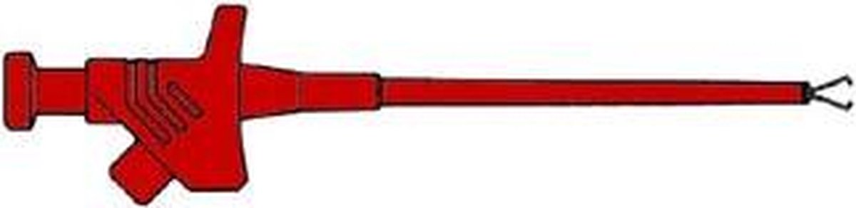 FLEXIBELE KLEMTESTPEN / ROOD (KLEPS 30) (HM6410)