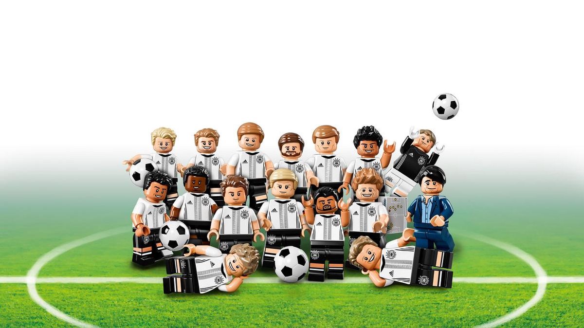 Probleem Origineel Gelijkenis LEGO Minifigures 71014 DFB - Der Mannschaft serie - 1 Stuks | bol.com