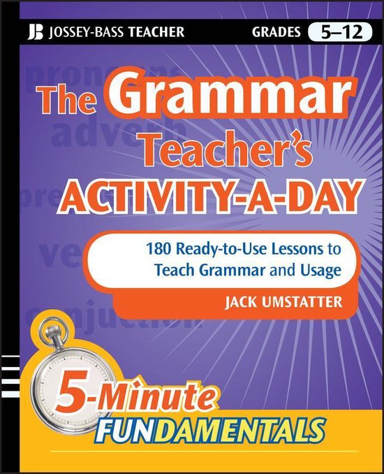 JB-Ed: 5 Minute FUNdamentals 17 - The Grammar Teacher's Acti ... - cover