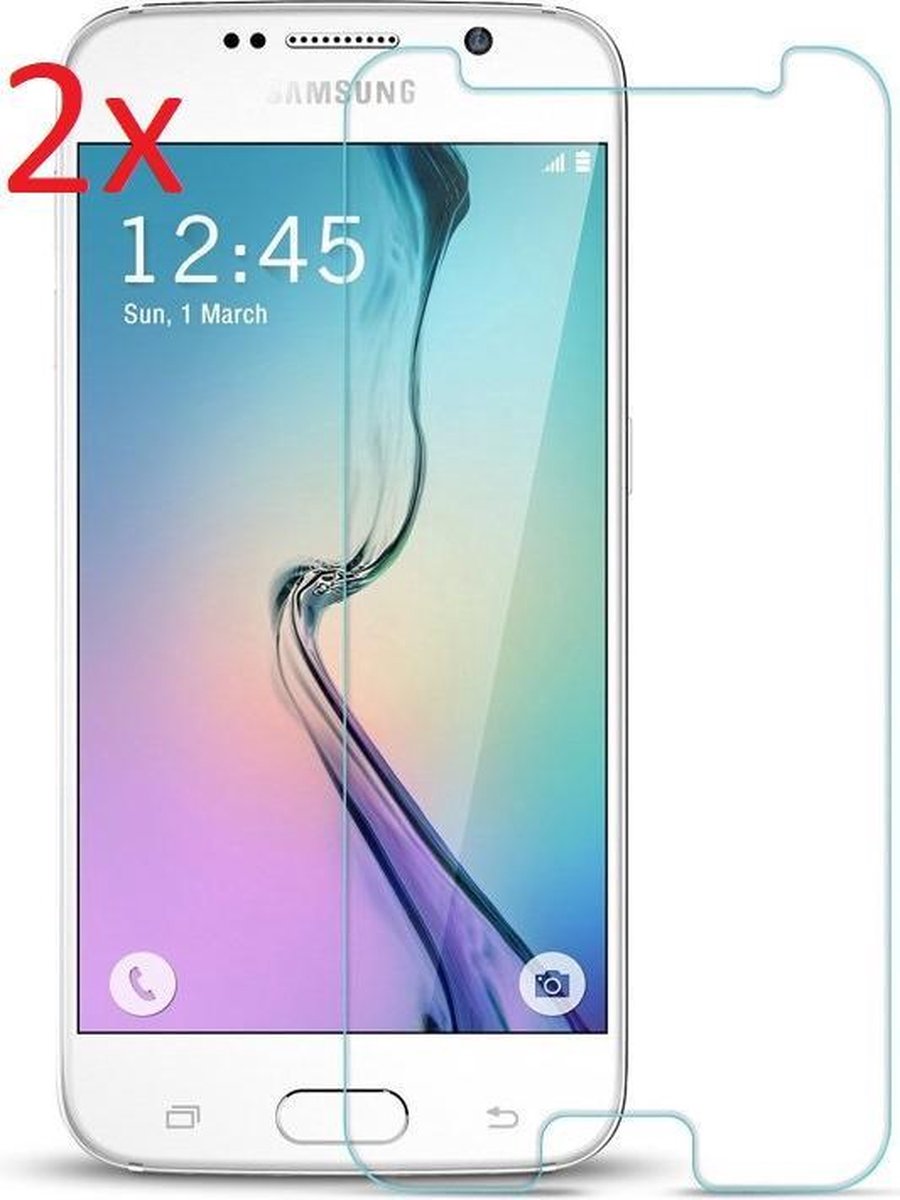 SMH Royal - 2 Stuks Samsung S7 Screenprotector Glass Glazen Tempered Glas Gehard 2.5D 0.3MM 9H ( New Tech, Zeer Sterk )