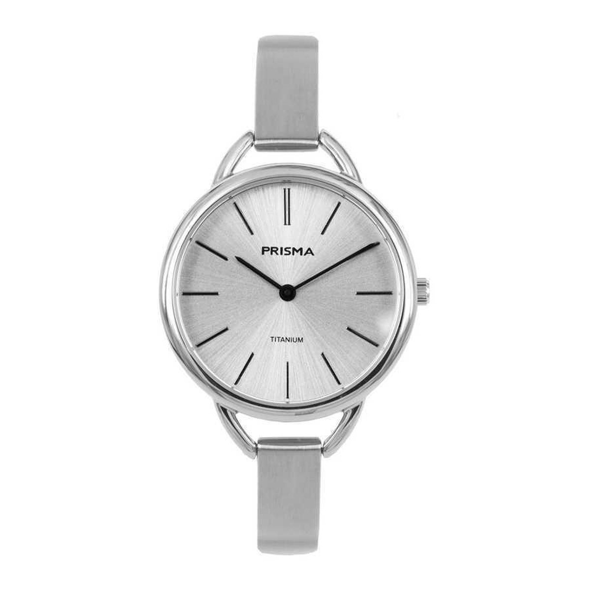 Prisma Dames Simplicity Titanium Silver horloge P.1478