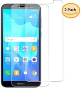 2 Stuks Pack Huawei Y6 2018 Tempered Glass Screen protector 2.5D 9H 0.26mm