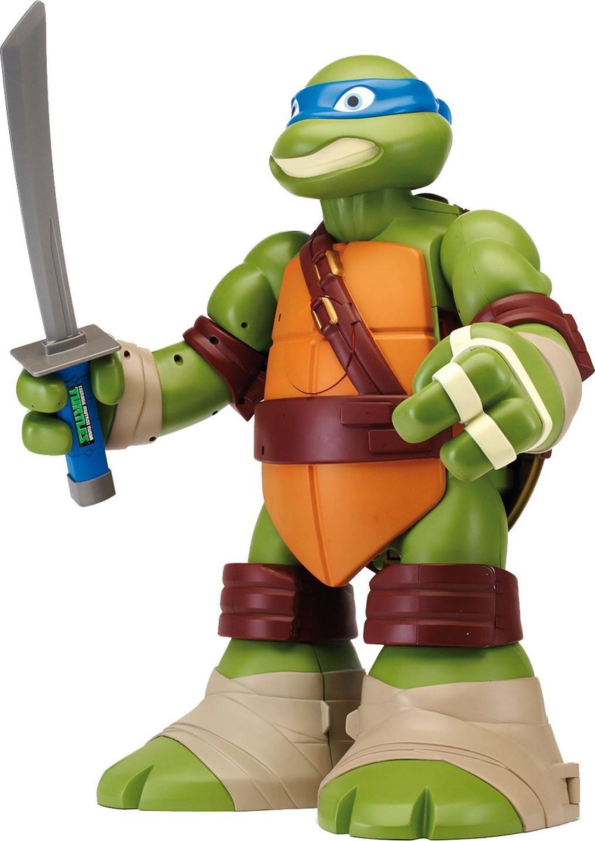 Ninja Turtles - Leonardo - Mutation - Mega speelset - 60 cm | bol.com