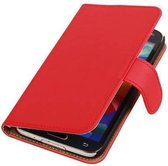 Rood Samsung Galaxy Core LTE G386F Book/Wallet Case/Cover