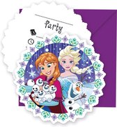 PROCOS - 6 Frozen feestuitnodigingen - Decoratie > Kaarten