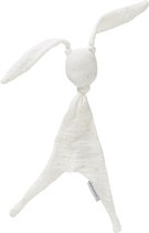 Cottonbaby Knuffelkonijn - knuffeldoekje - Cottonsoft - stip - wit/goud