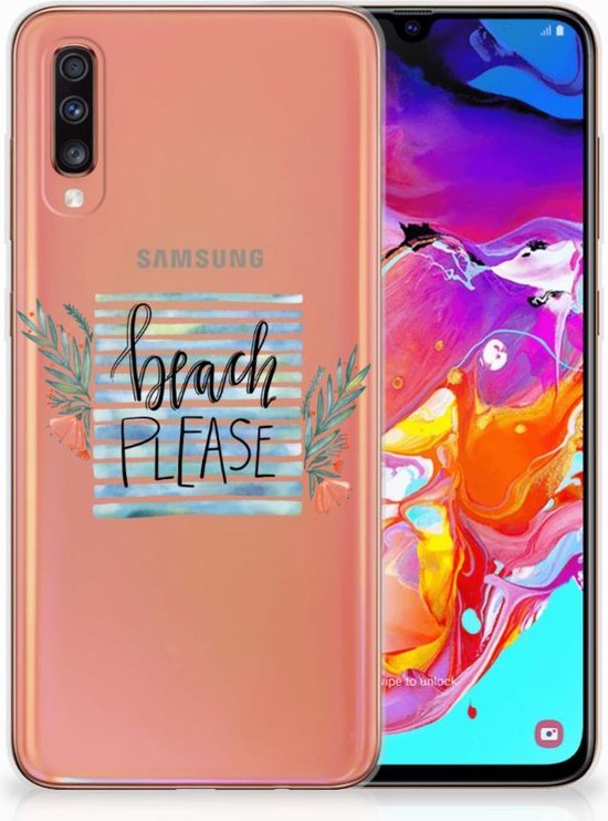 Coque Smartphone pour Samsung Galaxy A70 Coque Boho Beach