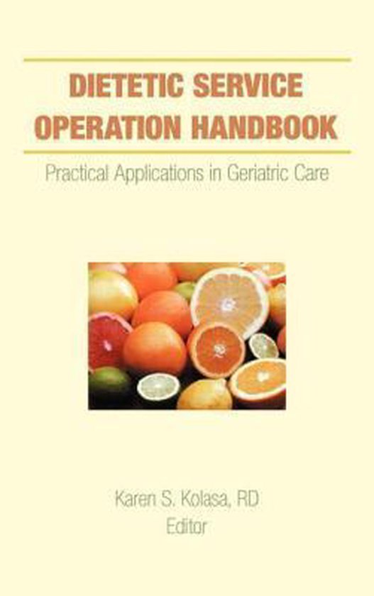 Dietetic Service Operation Handbook - cover