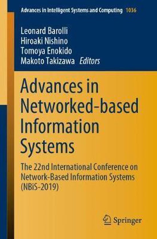 Advances in Intelligent Systems and Computing1036- Advances  ... - cover