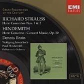 Strauss, Hindemith: Horn Concertos etc / Brain, Sawallisch et al
