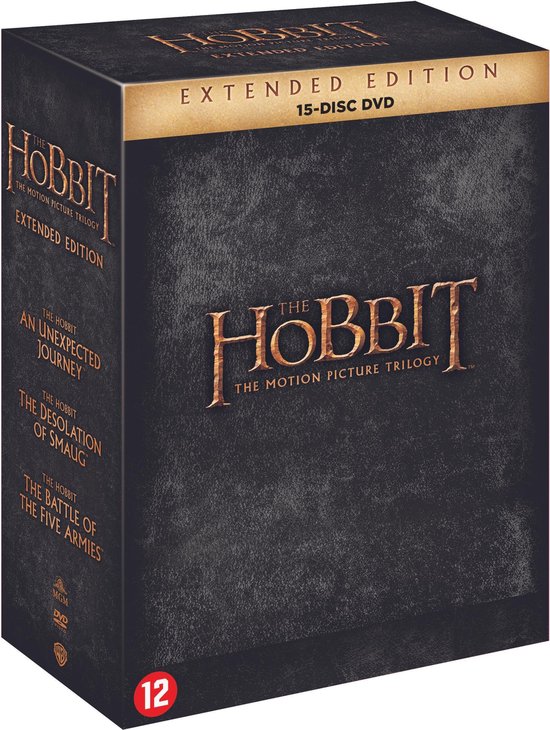 Hobbit trilogy extended edition (DVD) (Extended Edition) - Warner Home Video