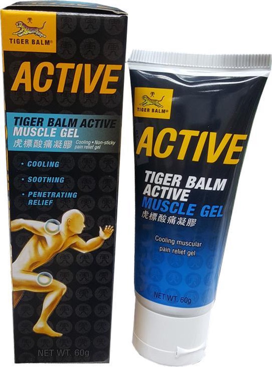Tijgerbalsem Spiergel tube 'Tiger Balm Active Muscle Gel' 60 gram | bol.com