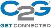 C2G Cat6a SSTP 0.3m netwerkkabel 0,3 m S/FTP (S-STP) Wit