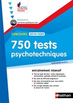 CONCOURS ADMINISTRATIFS - Tests psychotechniques - 750 QCM - Catégorie B et C - Intégrer la fonction publique - 2019/2020