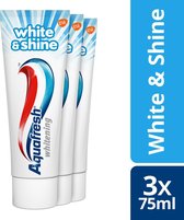 Aquafresh White & Shine - Tandpasta - voordeelverpakking - 3x75 ml