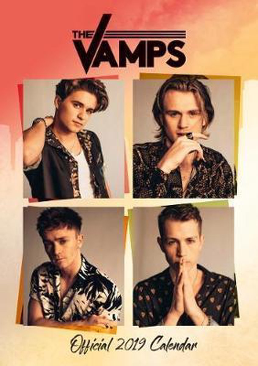 The Vamps Official 2019 Calendar - A3 Wall Calendar Format - Danilo Promotions Limited
