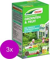Dcm Meststof Groenten & Fruit - Moestuinmeststoffen - 3 x 1.5 kg