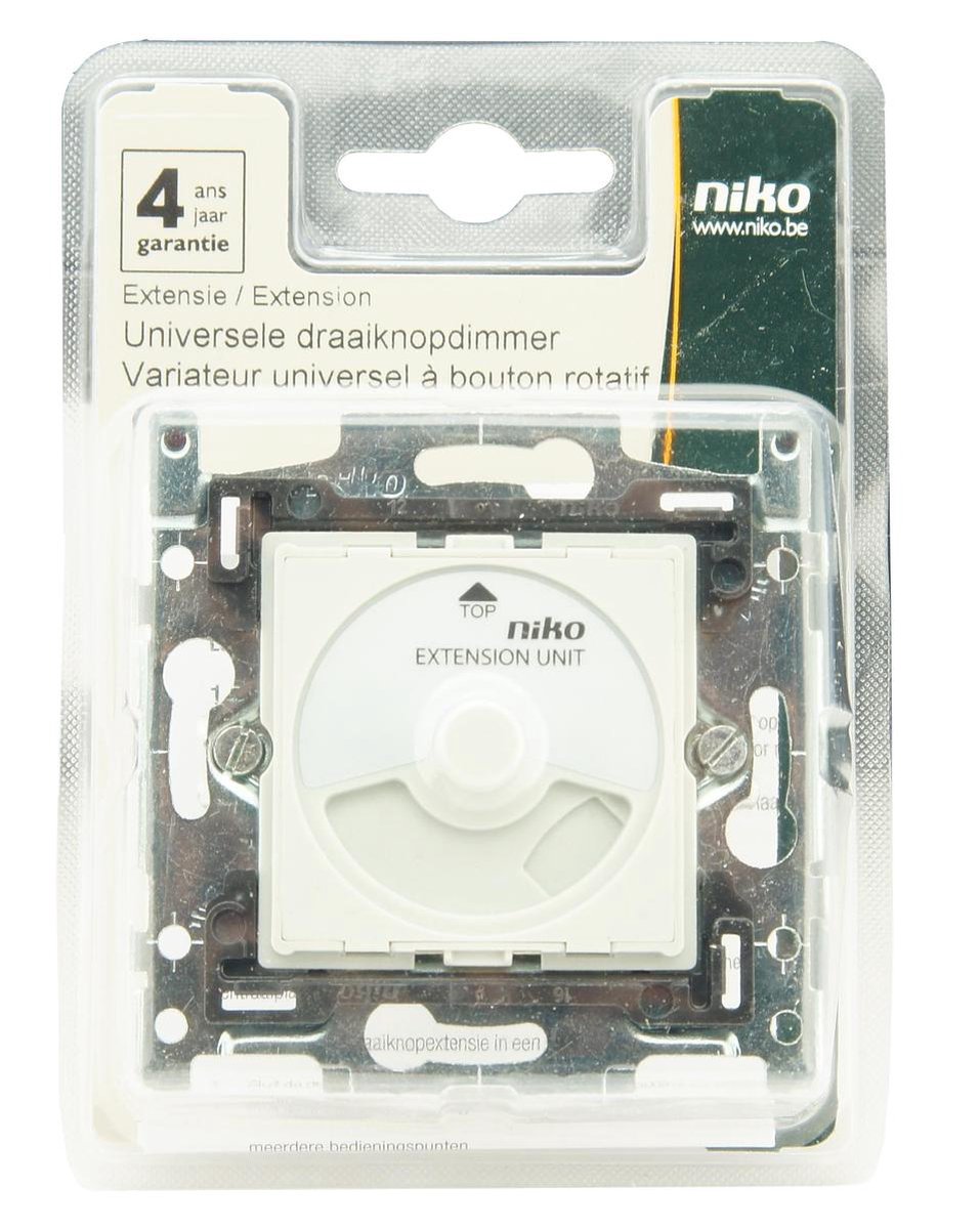 NIKO inbouw EXTENSIE dimmer met draaiknop geschikt voor Original en