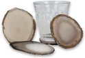 Onderzetters Agaat Natuur - Klein - set van 4 - Ø7-8 cm Onderzetters Agaat Natuur - Klein - set van 4 - Ø7-8 cm