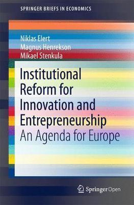 Institutional Reform for Enhanced Innovation and Entrepreneu ... - cover