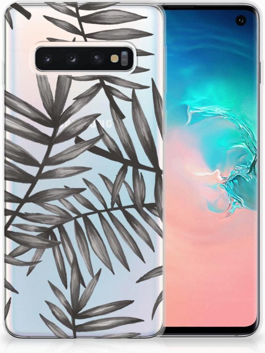 Samsung Galaxy S10 TPU Case Leaves Grey