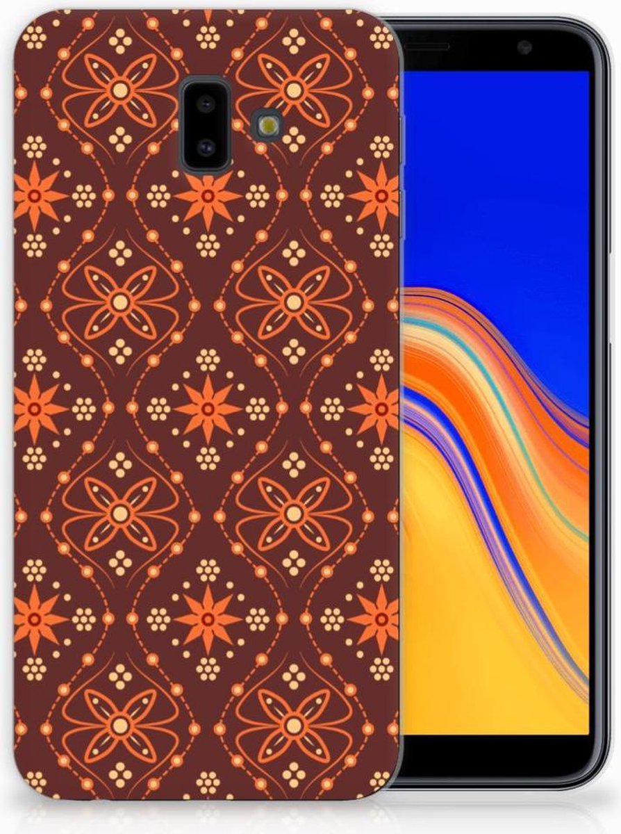 Samsung Galaxy J6 Plus (2018) TPU bumper Batik Brown