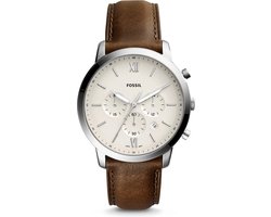 Fossil Neutra FS5380 Herenhorloge 44 mm - Zilverkleurig