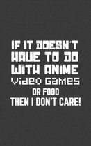 If It Doesn't Have To Do With Anime