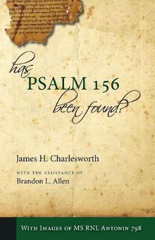 Has Psalm 156 Been Found? - cover