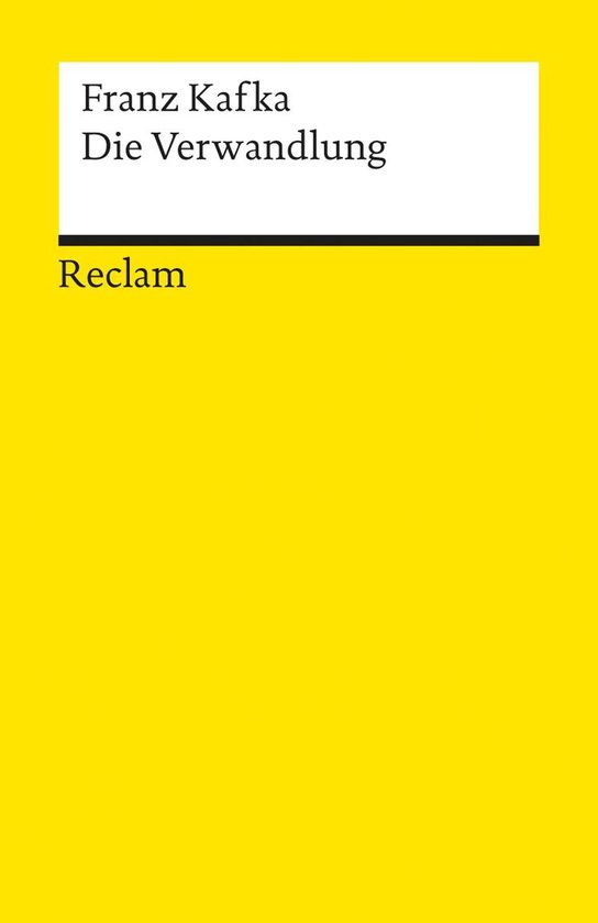 Reclams Universal-Bibliothek - Die Verwandlung - cover
