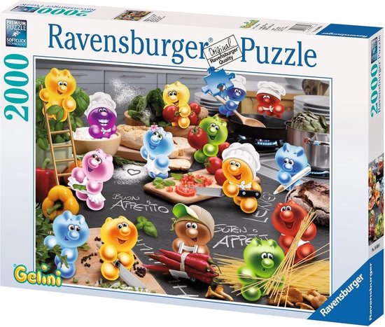 PUZZLE 1000 GELINIS beim Frühstück Ravensburger Gelini 15869 in Folie