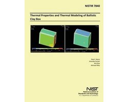 Thermal Properties and Thermal Modeling of Ballistic Clay Box