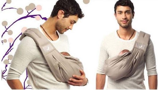 Baby draagdoek harnas draagzak BaBa Sling comfortabel en veilig | bol.com