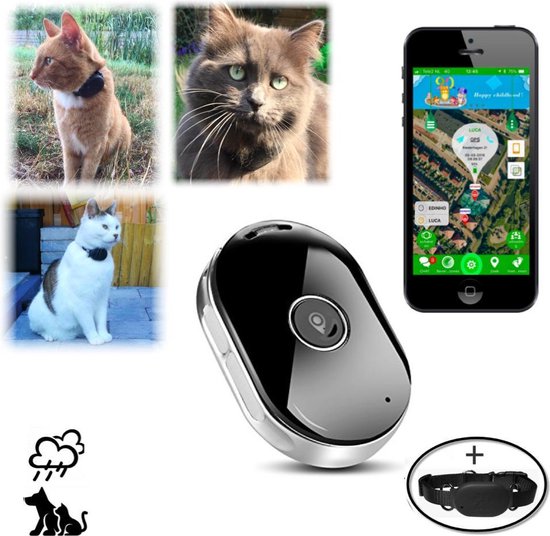 GPS Tracker Kat Hond huisdier pakket mini voor elke halsband geschikt incl.  SIM kaart | bol.com