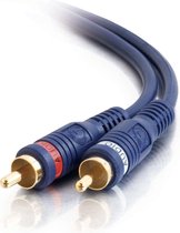 C2G 2m Velocity RCA Audio Cable composiet videokabels Zwart