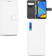 Samsung Galaxy A7 (2018) Telefoonhoesje Wit met Pasjeshouder