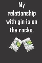 My relationship with gin is on the rocks.