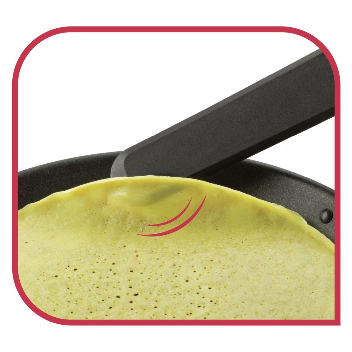 Spatule à Crêpes Tefal Ingenio - Silicone Alimentaire 38cm | Résistante à La Chaleur Et Lave-Vaisselle