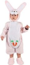 Roze konijn baby kostuum 0-6 maanden