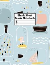 Blank Sheet Music Notebook
