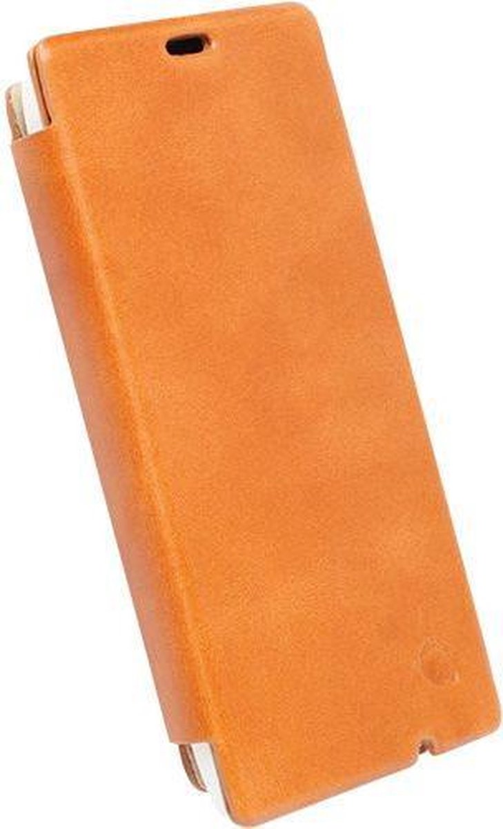 Krusell - bruin Flipcover Kiruna voor de Nokia Lumia 520 / 525