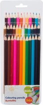 36 stuks kleurpotloden in plastic hoes - tekenen en kleuren voor kinderen