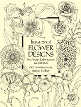 Dover Pictorial Archive - Treasury of Flower Designs for Artists, Embroiderers and Craftsmen