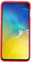 Color TPU Hoesje voor Samsung Galaxy S10e Rood