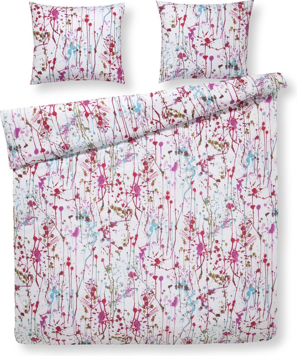 Day Dream Noa - Dekbedovertrek - Lits-jumeaux - 240x200/220 cm + 2 kussenslopen 60x70 cm - Roze