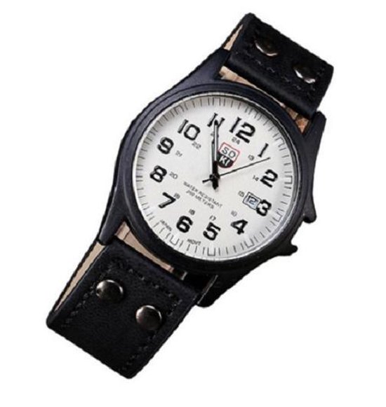 Hidzo Horloge Digital Watch Ø 37 mm - Zwart - In horlogedoosje